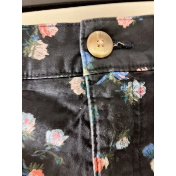 Lee Women's Skort Skirt Mid Rise Regular Fit Cargo Pockets Size 10 M Floral - Picture 5 of 16